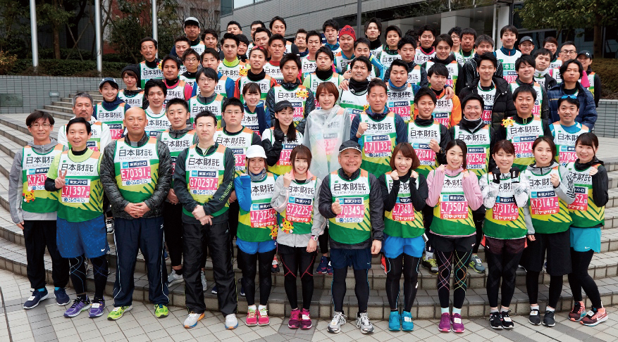 東京マラソン2018集合写真