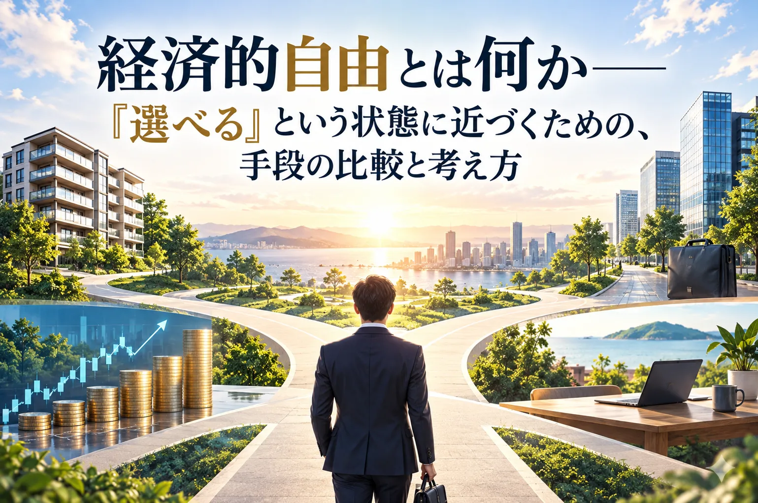 経済的自由とは何か——「選べる」という状態に近づくための、手段の比較と考え方