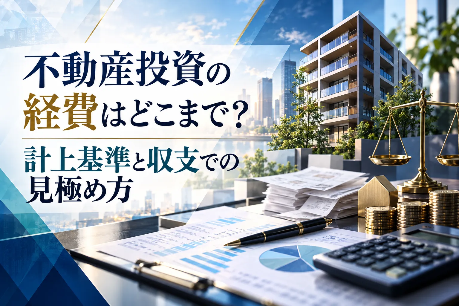 不動産投資の経費はどこまで？計上基準と収支での見極め方