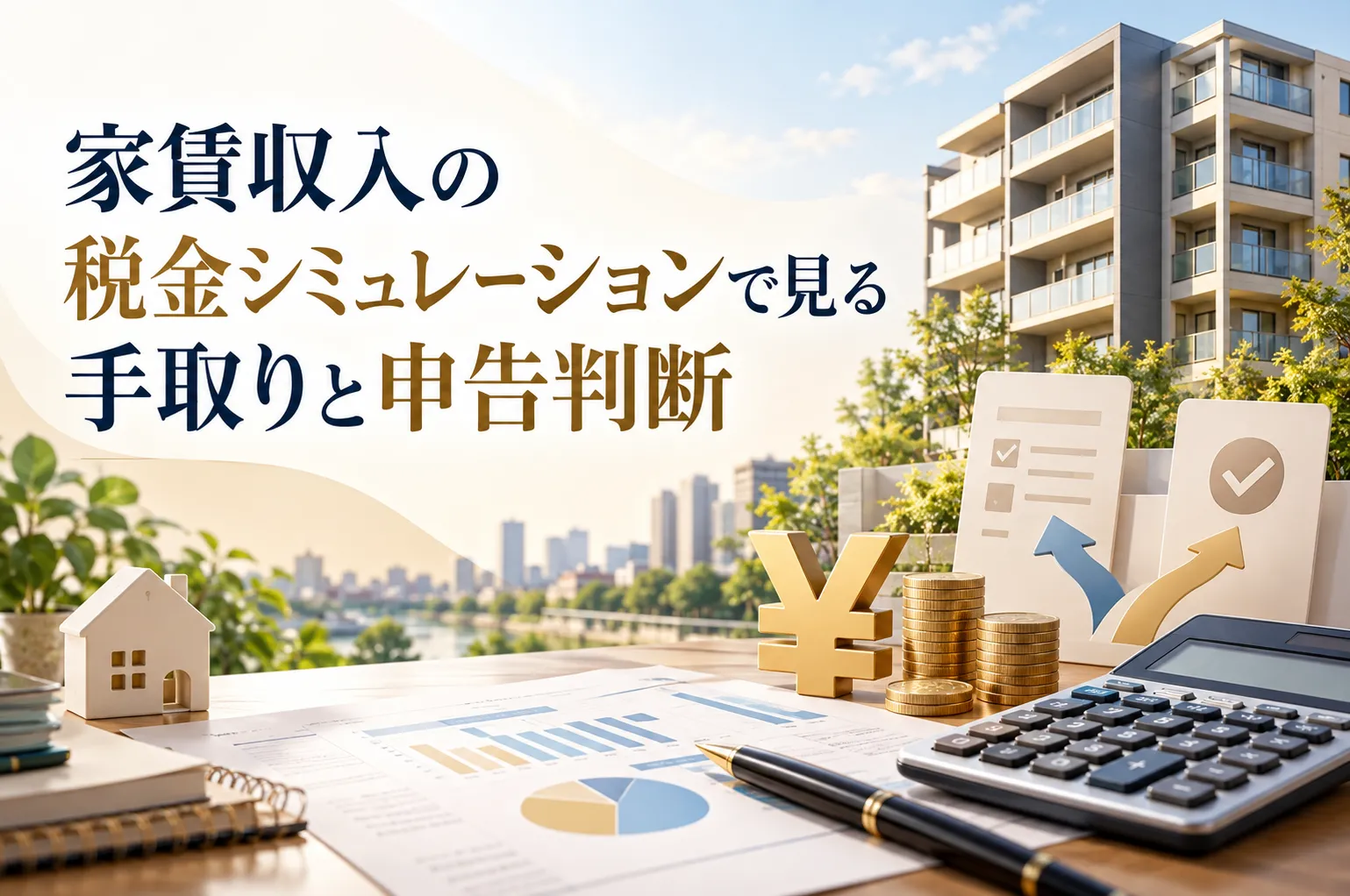 家賃収入の税金シミュレーションで見る手取りと申告判断